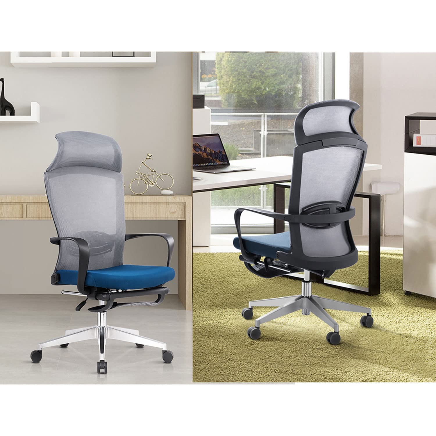 Amazon.co.jp: 人間工学に基づいたオフィスチェア、コンピューター